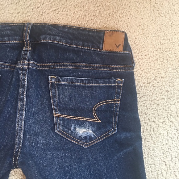 American Eagle Sz 2 Stretch denim Bermuda shorts - Picture 7 of 8